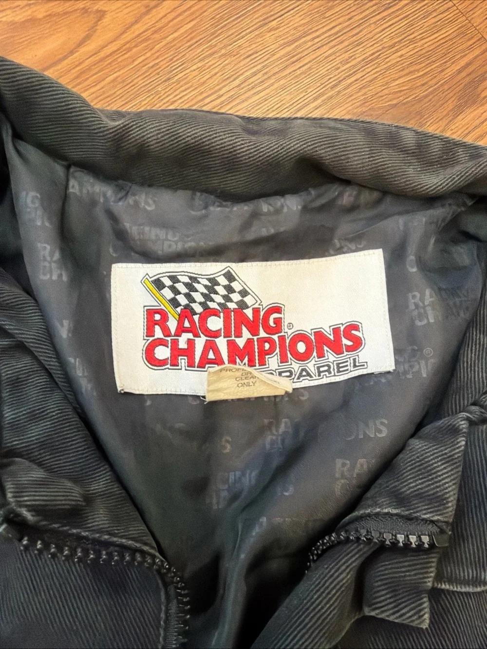 Vintage Chevrolet Racing Men's Black & Red Bomber Jacket